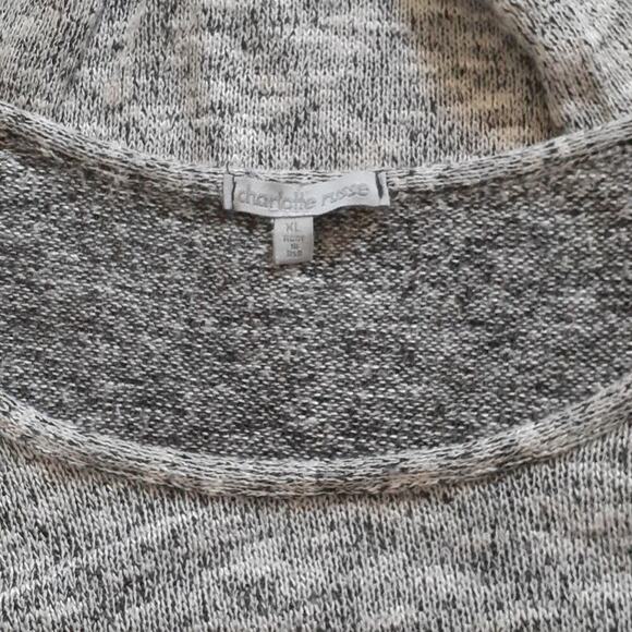 CHARLOTTE RUSSE sz XL light sweater with beading - Picture 3 of 5